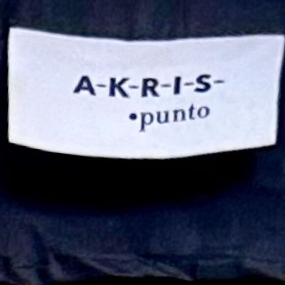 Akris Punto Black Cotton Casual Sporty Fitted Jacket Belted Long Sleeve - Picture 4 of 8